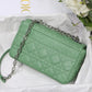 DI Small Caro Bag Green For Women, Women’s Handbags, Shoulder Bags, Crossbody Bags, 20cm/8in CD