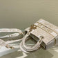 DI Medium Lady D-Lite Bag, Beige Handbags, Crossbody Bags, 24cm CD