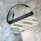 Balen Navy Small Cabas Tote Bag In White, For Women,  Bags 18.5in/47cm