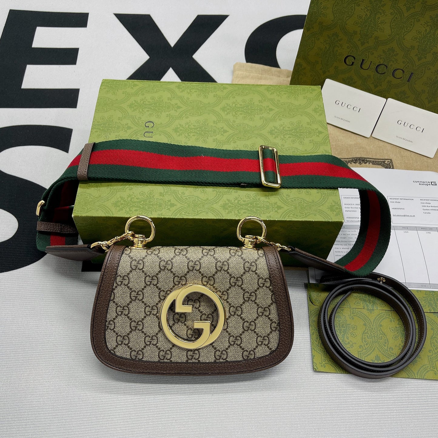 gg Blondie Mini Bag Beige For Women, Women’s Bags 8.7in/22cm gg‎ ‎