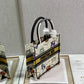 DI Small Book Tote white, For Women, Women’s Handbags 26.5cm/10.5in CD M1265ZRTY_M941
