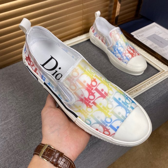 BL - DIR B23 Slip Blue And White LOW-TOP SNEAKER