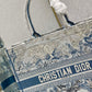 DI Large Book Tote Bag Blue For Women 42cm/16in CD