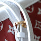 LV Petite Malle Monogram Embossed Puffy Terracotta Brown For Women,  Shoulder And Crossbody Bags 7.9in/20cm LV M20764