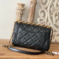ChanelLarge Flap Black Bag For Women 23cm/9in