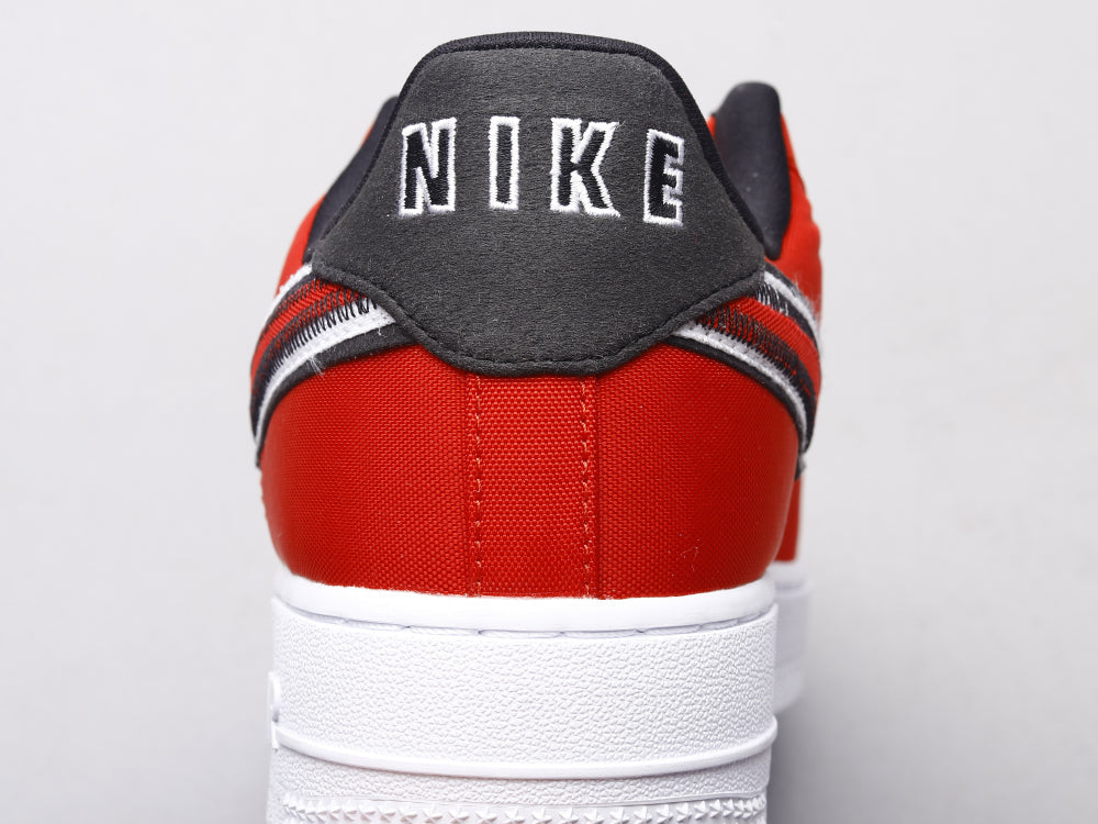 BL - AF1 Reverse Stitch red and white
