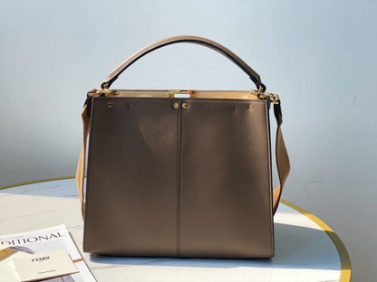 FI Peekaboo X-Lite Tote Medium Light Brown Bag For Woman 30cm/12in