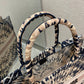 DI Large Book Tote Brown For Women 16.5in/42cm CD M1286ZRIW