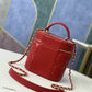 ChanelVanity Case Gold Hardware Burgundy For Women, Women’s Handbags, Shoulder Bags 9.4in/24cm 