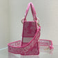 DI Medium Lady D-Lite Bag Pink, For Women, Women’s Handbags 24cm/9.5in CD M0565OROC_M956