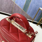 ChanelVanity Case Gold Hardware Burgundy For Women, Women’s Handbags, Shoulder Bags 9.4in/24cm 