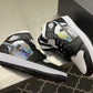 Nike air Jordan 1 Mid Wmns ‘Hologram’ Black For Men DR9495-001