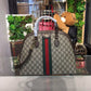 gg Ophidia Medium Shoulder Bag Beige/Ebony gg Supreme Canvas For Women 13in/34cm 524533