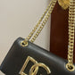 DG Polished 3.5 Phone Bag Black For Women 7.3in/19cm DG