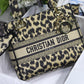 DI Medium Lady D-Lite Bag Black Gold, For Women, Women’s Handbags 24cm/9.5in CD M0565ORHM_M918