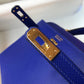 HM Kelly 19 Bleu Hydra Bag For Women, Handbags, Shoulder Bags 7.5in/19cm