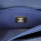 ChanelSmall Flap Bag Gold Hardware Navy Blue For Women, Women’s Handbags, Shoulder Bags 7.5in/19cm AP2840