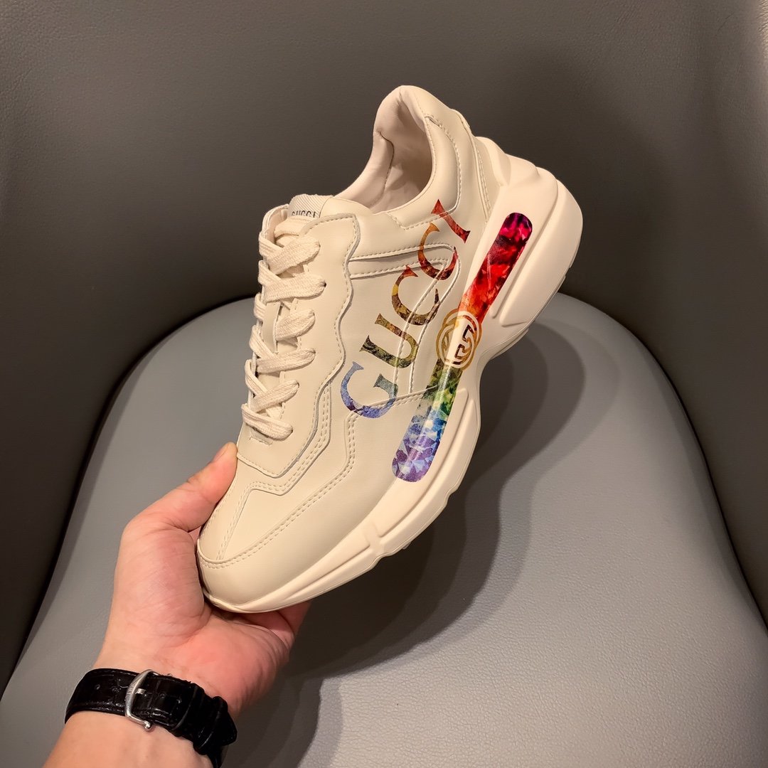 BL-GCI  RHYTON SNEAKER WITH RAINBOW 129