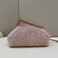 FI First Small Pink Mink Bag For Woman 26cm/10in