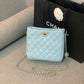 ChanelHobo Handbag Light Blue Bag For Women 16cm/6in
