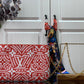 LV LV Crafty Double Zip Pochette Monogram Canvas Red/White For Women,  Shoulder And Crossbody Bags 7.9in/20cm LV