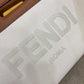 FI Canvas Tote Bag Beige/Brown For Women, Women’s Handbags 18.1in/46cm FF 7VA480