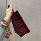 DI Mini Book Tote Red Embroidery Red For Women Women’s Handbag 9in/23cm CD
