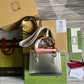 gg Diana Mini Tote Bag Silver For Women, Women’s Bags 7.9in/20cm gg ‎702732 1TRGT 8190