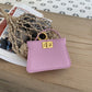 FI Nano Peekaboo Charm Crossbody Pink Bag For Woman 12cm/4.5in