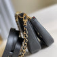 LV Multi Pochette Accessoires Monogram Empreinte Black/Cream For Women, Women’s Handbags, Shoulder And Crossbody Bags 9.8in/25cm LV M45777