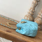 ChanelSmall Hobo Bag Gold Hardware Blue For Women, Women’s Handbags, Shoulder Bags 7.5in/19cm