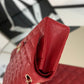 Chanel Classic Handbag 26cm Red For Women A01112