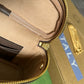 gg Ophidia Belt Bag With Web Beige/Ebony Soft gg Supreme Canvas  For Men 7.1in/18cm gg 699765 96IWG 8745