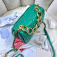 ChanelMini Flap Bag Gold Hardware Green For Women, Women’s Handbags, Shoulder Bags 6.7in/17cm AS3365