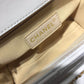 ChanelFront Logo Small Flap Bag Gold Hardware Apricot For Women, Women’s Handbags, Shoulder Bags 8.2in/21cm AS1490