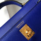 HM Kelly 19 Bleu Hydra Bag For Women, Handbags, Shoulder Bags 7.5in/19cm