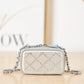 Chanel Crystal Small Vanity with Chain White/Silver Bag For Women 10cm/4in