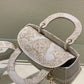 DI Medium Lady D-Lite Bag, Beige Handbags, Crossbody Bags, 24cm CD