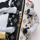 LV Speedy Bandoulière 20 Monogram Empreinte Black/White/Pink For Women, WoHandbags 8.1in/21cm LV M46088