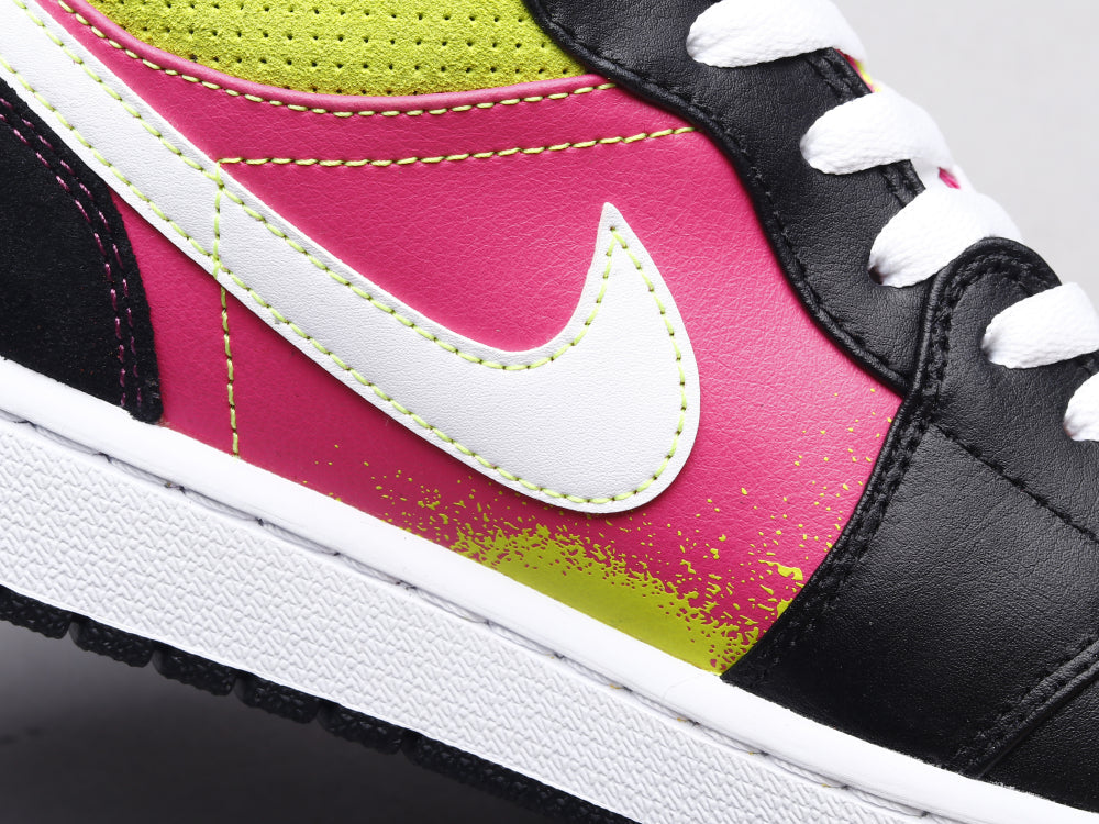 BL - AJ1 yellow splash ink