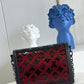 LV Limited Dauphine MM Bags By Nicolas Ghesquière With Monogram Lace Black For Women 25cm LV