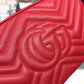 gg Marmont Small Matelassé Shoulder Bag Hibiscus Red Matelassé Chevron For Women 9.5in/24cm gg 447632 DTD1T 6433