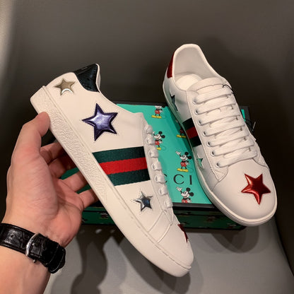 BL-GCI  ACE LEATHER SNEAKER WITH  STAR 109