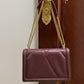 DG Large Devotion Bag In Quilted Nappa Dark Violet For Women 10in/26cm DG