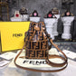 FI Mon Tresor Bucket Bag Brown/Black For Women, Women’s Handbags, Shoulder And Crossbody Bags 7in/18cm FF 8BS010A659F13VK
