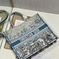 DI Large Book Tote Bag Blue For Women 42cm/16in CD