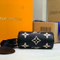 LV Papillon BB Monogram Empreinte Black/Beige For Women,  Shoulder And Crossbody Bags 7.9in/20cm LV M45980