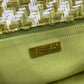 CHL 19 Large Handbag Gold Hardware Green For Women, Women’s Handbags, Shoulder Bags 11.8in/30cm