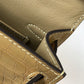 HM Kelly Brown For Women Gold Toned Hardware 7.8in/20cm