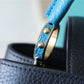 LV Capucines BB Taurillon Black/Blue For Women, Women’s Bags, Shoulder And Crossbody Bags 10.6in/27cm LV